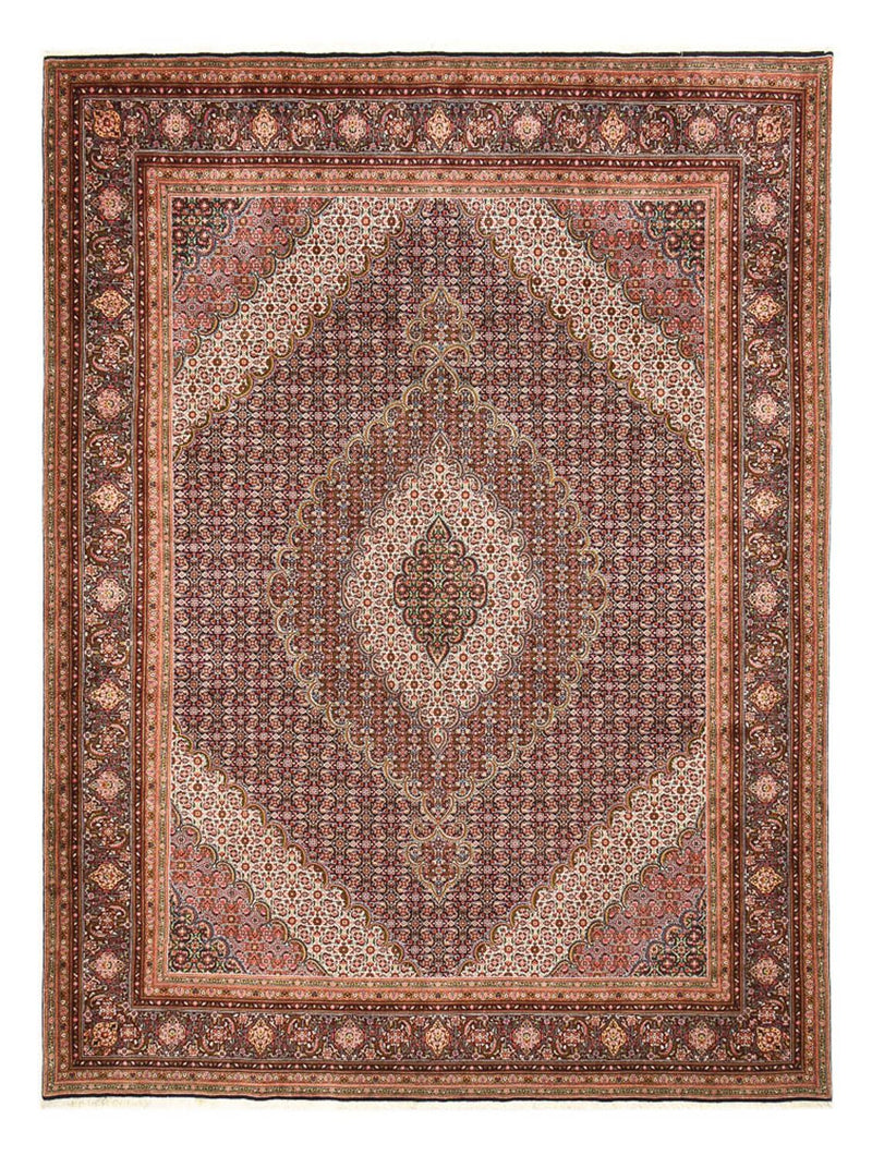 Persisk teppe - Tabriz - Royal - 402 x 303 cm - mørk beige