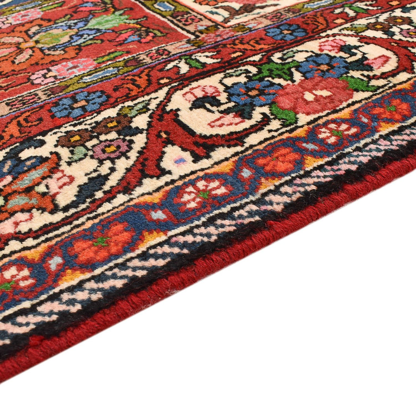 Persisk teppe - Nomadisk - 202 x 128 cm - flerfarget