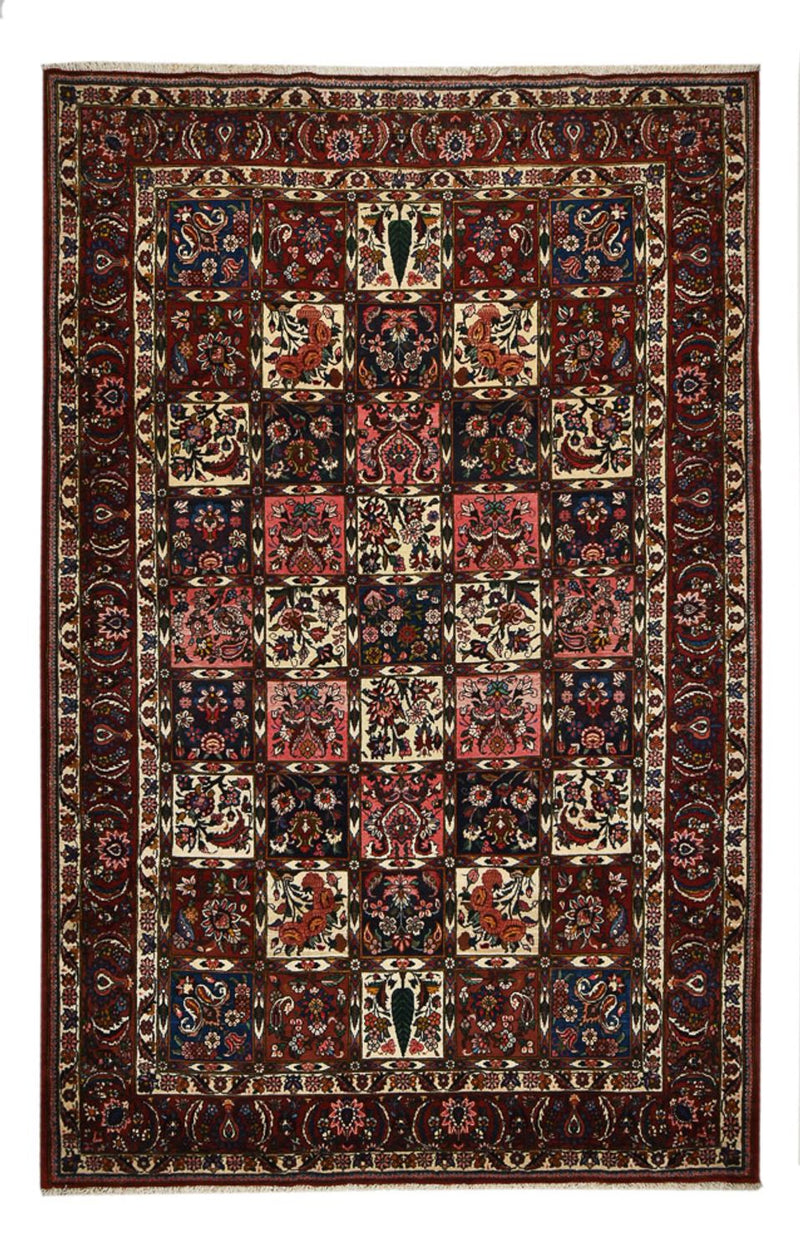Persisk teppe - Nomadisk - 328 x 209 cm - flerfarget