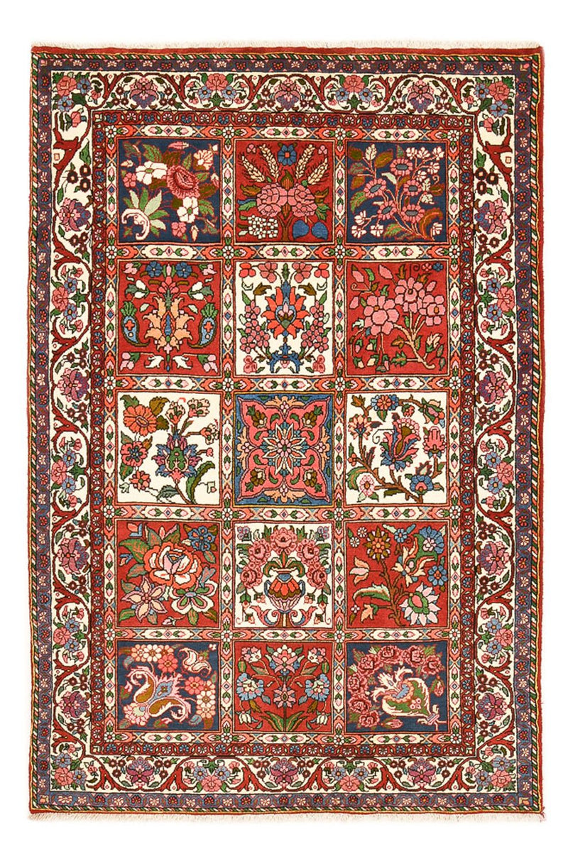 Persisk teppe - Nomadisk - 205 x 133 cm - flerfarget