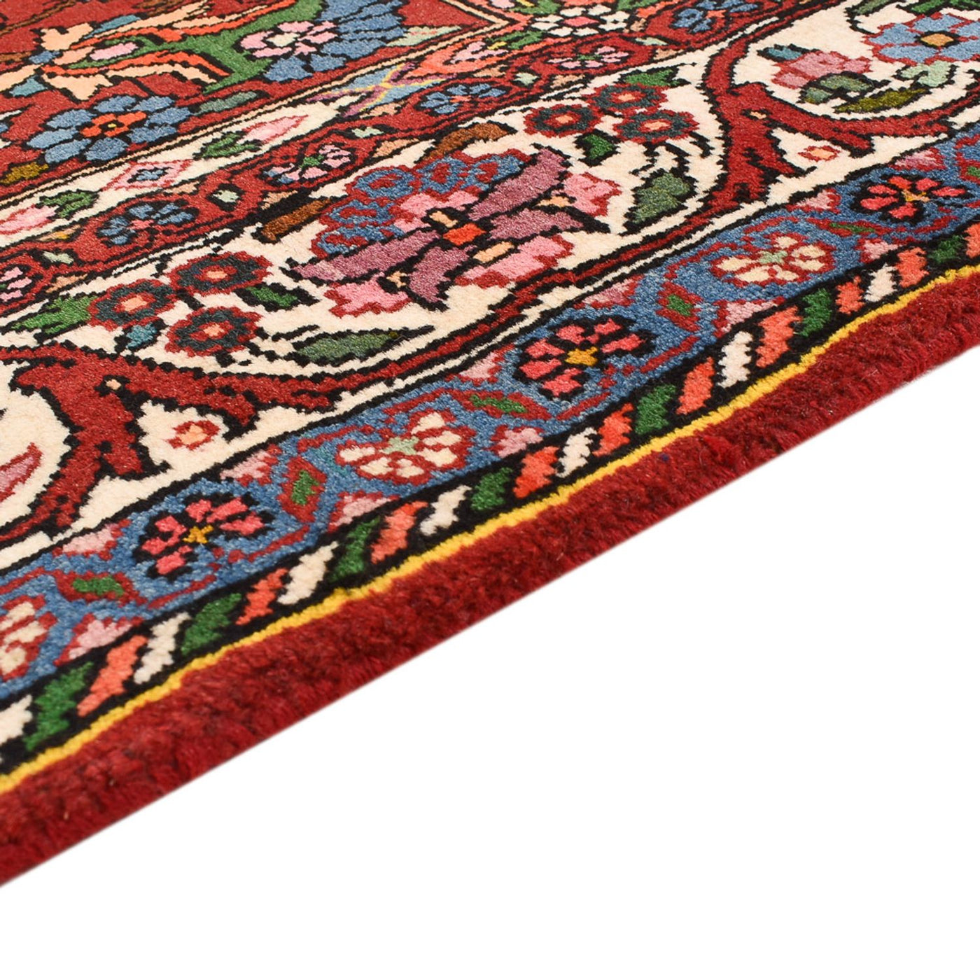 Persisk teppe - Nomadisk - 205 x 133 cm - flerfarget