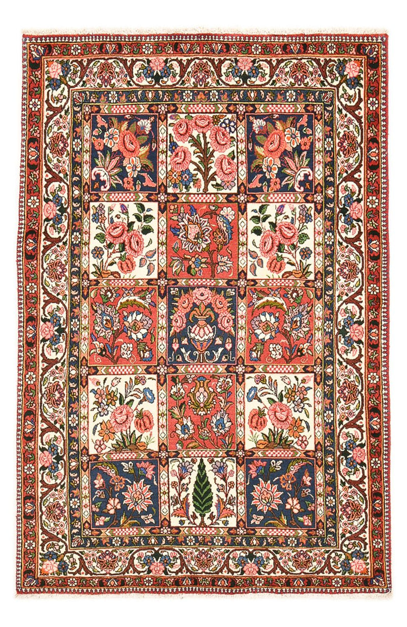 Persisk teppe - Nomadisk - 198 x 130 cm - flerfarget