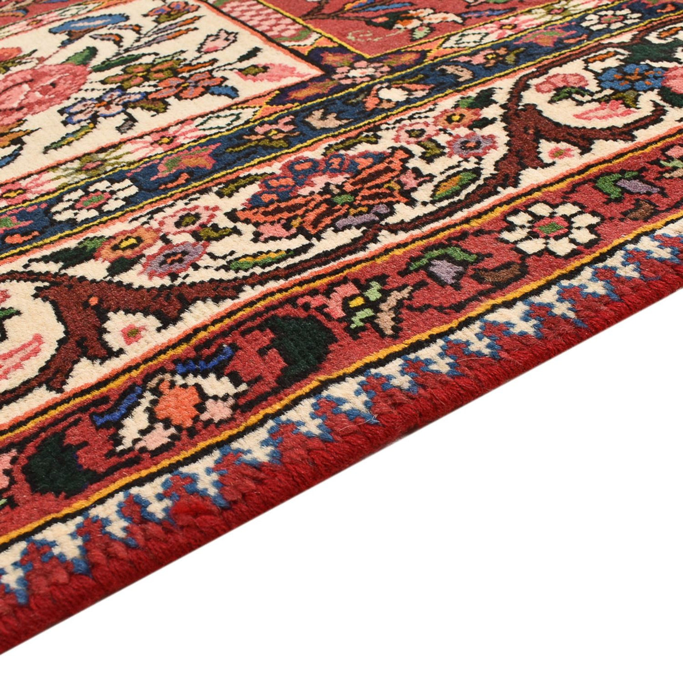 Persisk teppe - Nomadisk - 198 x 130 cm - flerfarget