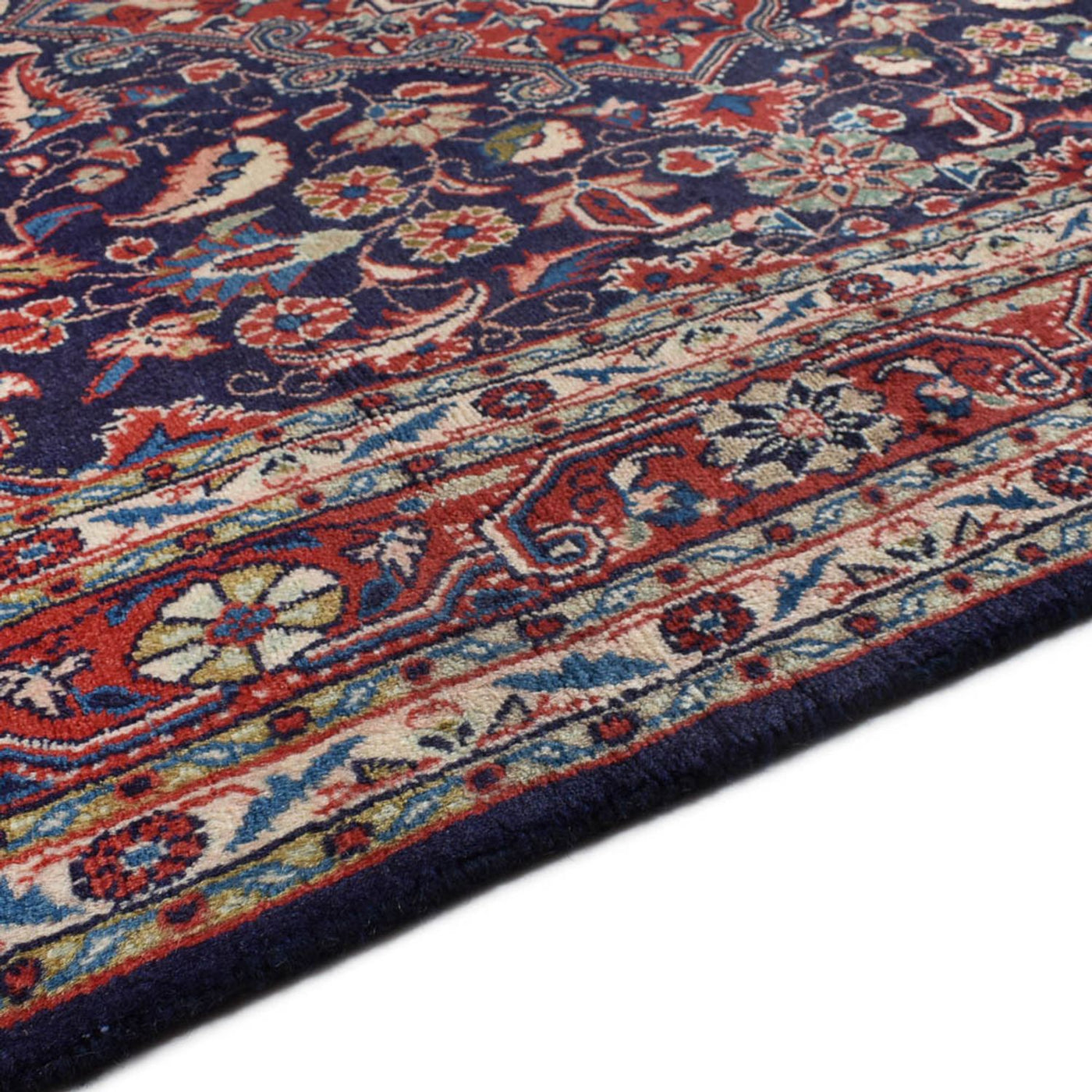 Persisk teppe - Nomadisk - 211 x 132 cm - flerfarget