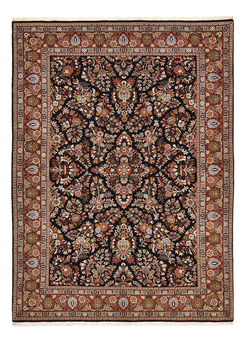 Persisk teppe - klassisk - 243 x 172 cm - mørkeblå