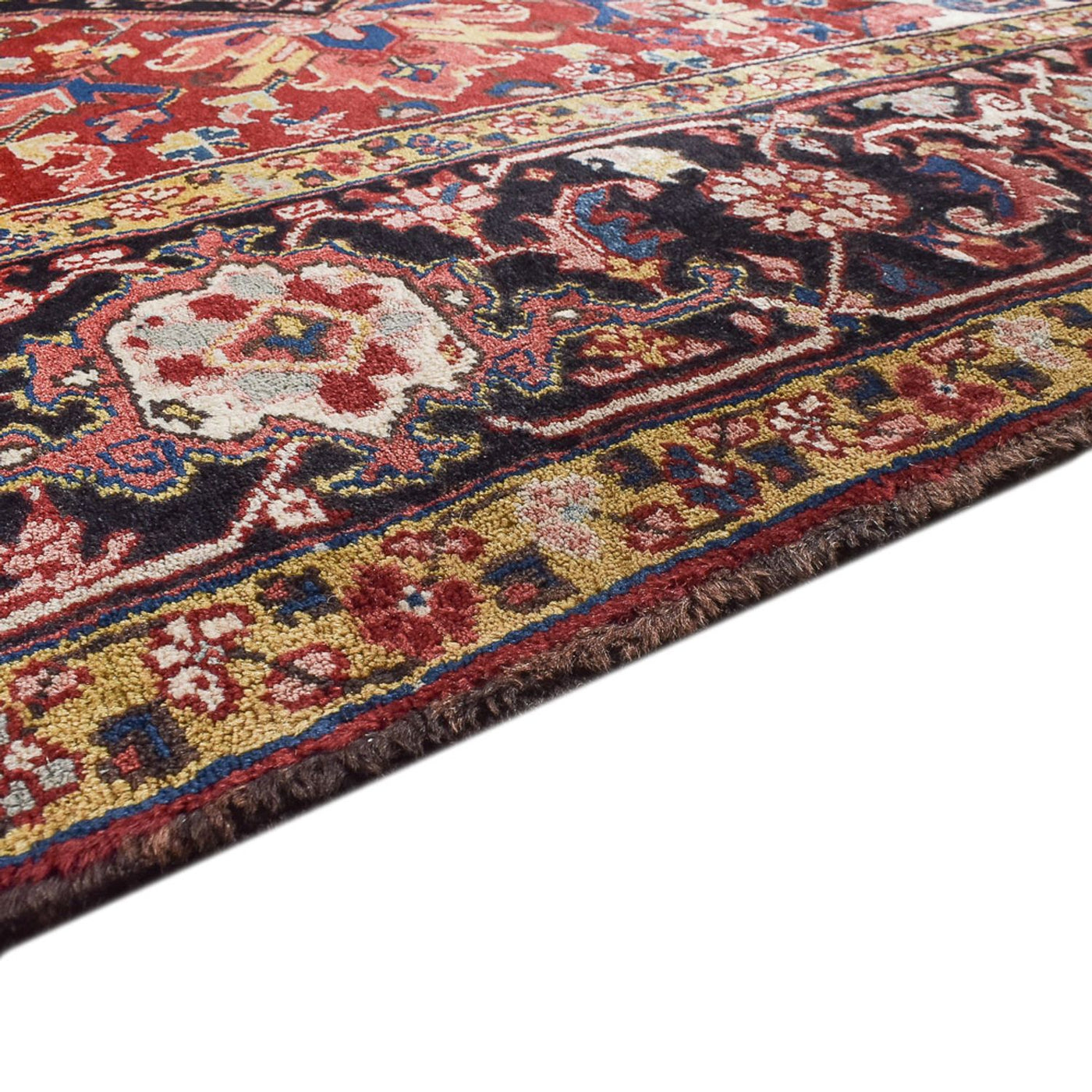 Persisk teppe - Nomadisk - 335 x 255 cm - bordeaux rød