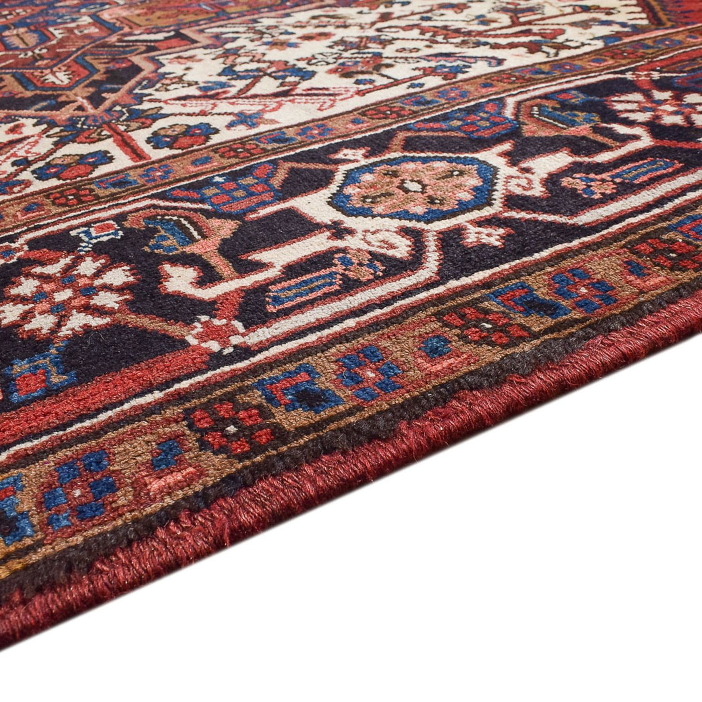 Persisk teppe - Nomadisk - 331 x 251 cm - flerfarget