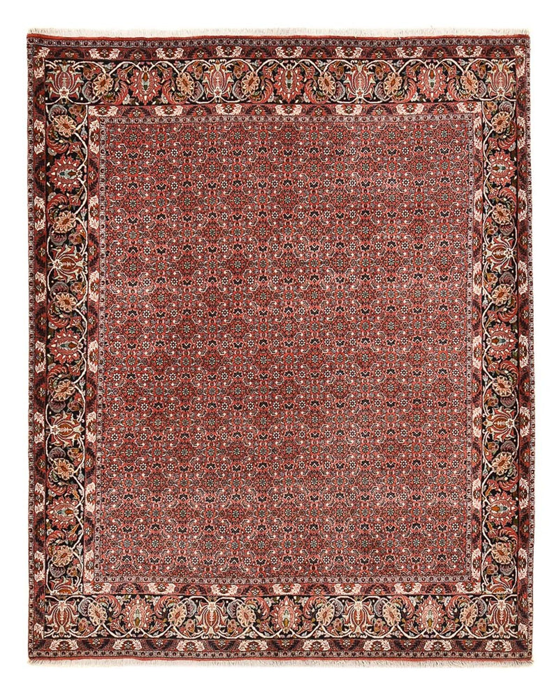 Persisk teppe - Bijar - 250 x 200 cm - mørk rød