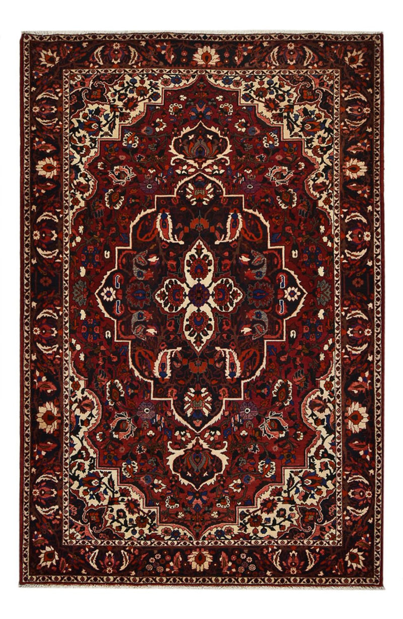 Persisk teppe - Nomadisk - 313 x 203 cm - mørk rød