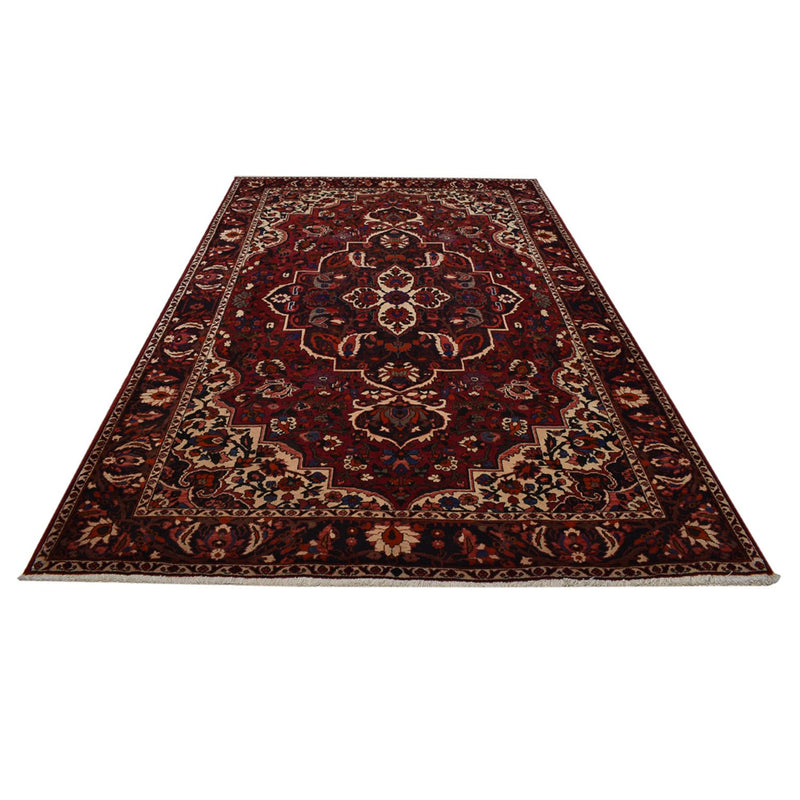 Persisk teppe - Nomadisk - 313 x 203 cm - mørk rød
