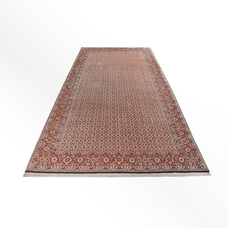 Persisk teppe - Bijar oval  - 395 x 203 cm - rust