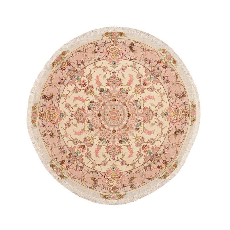 Tabriz - 50 Raj Teppe 143x143cm - Persisk teppe