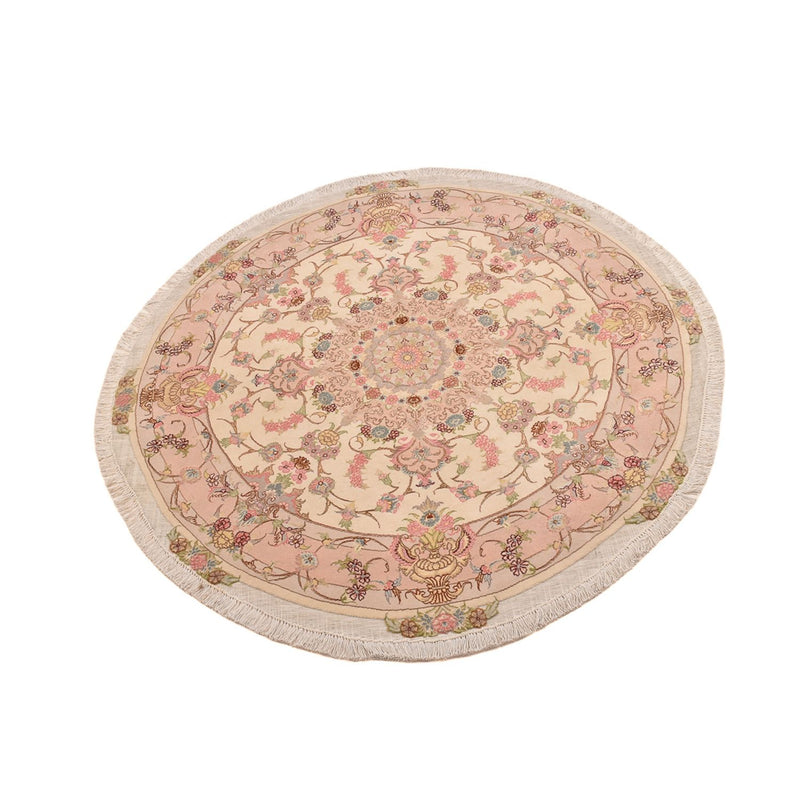Tabriz - 50 Raj Teppe 143x143cm - Persisk teppe