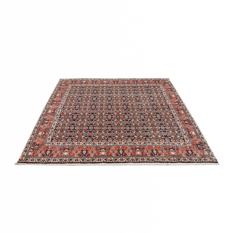 Persisk teppe - Bijar square  - 254 x 243 cm - mørk rød