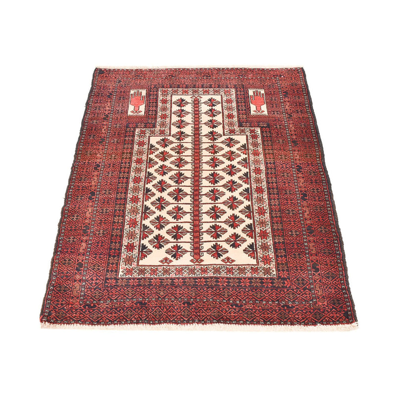 Balutsj-teppe - 139 x 92 cm - flerfarget