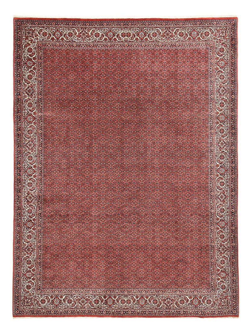 Persisk teppe - Bijar - 392 x 300 cm - bordeaux rød