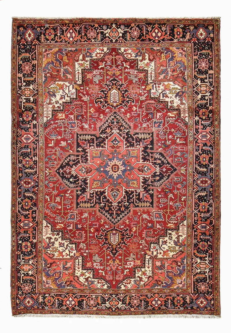 Persisk teppe - Nomadisk - 347 x 253 cm - rød