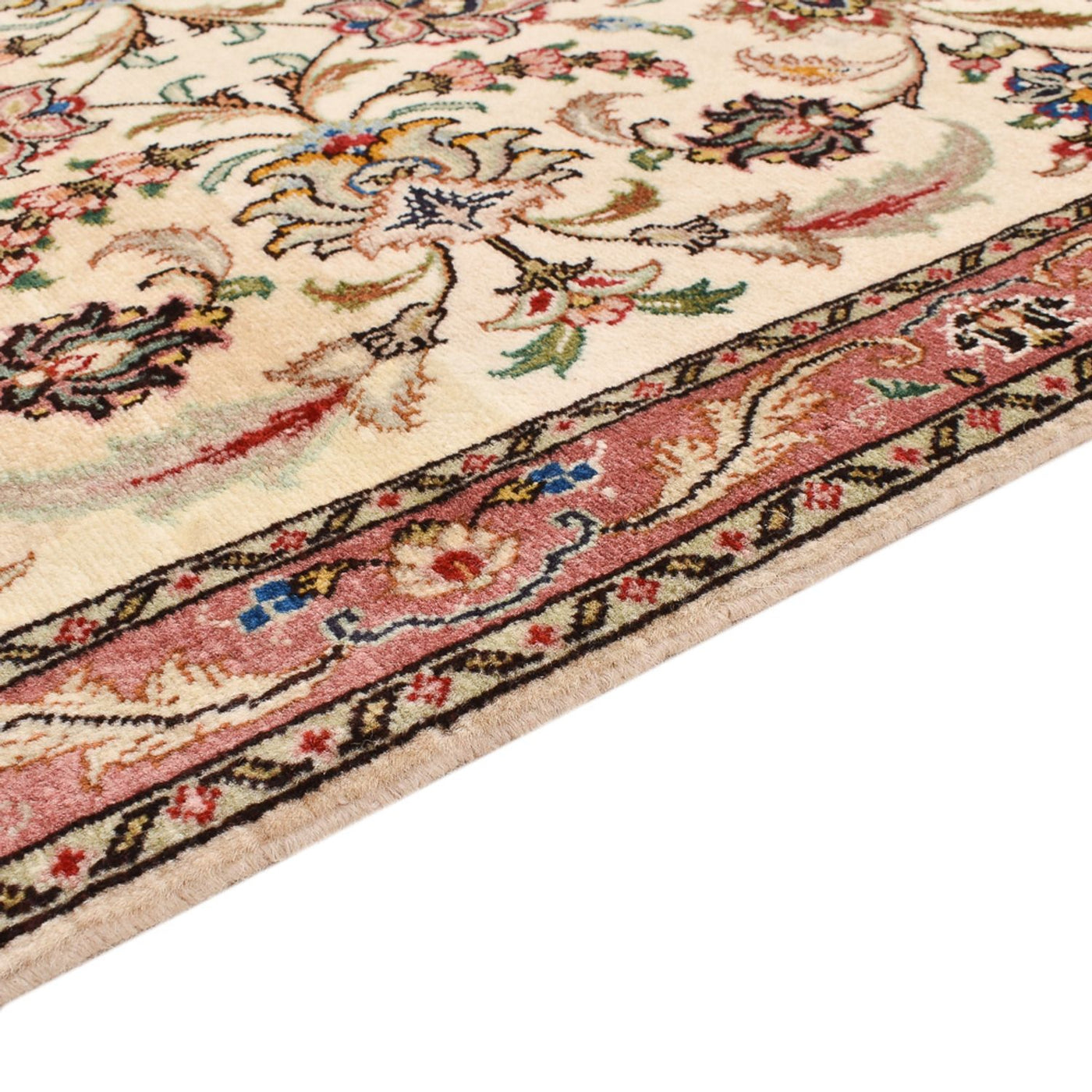 Løper Persisk teppe - Tabriz - Royal - 284 x 70 cm - beige