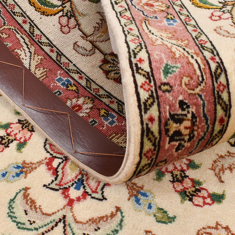 Løper Persisk teppe - Tabriz - Royal - 284 x 70 cm - beige