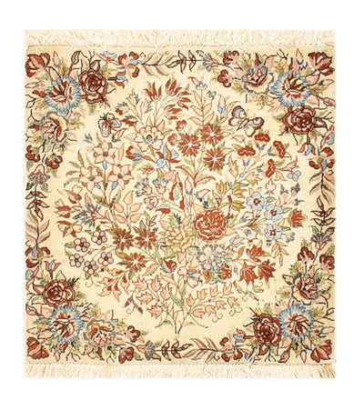 Rafsanjan Teppe 52x54cm - Persisk teppe - flerfarget