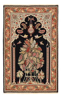 Persisk teppe - Ghom - Royal - 218 x 135 cm - mørkeblå – product image