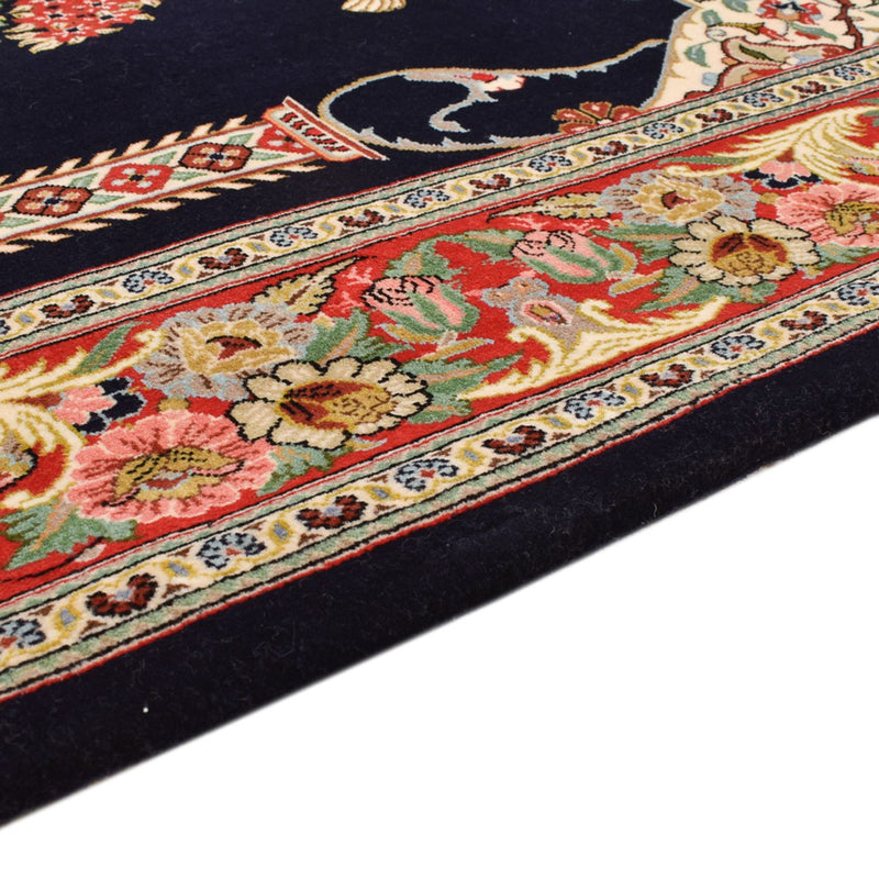 Persisk teppe - Ghom - Royal - 218 x 135 cm - mørkeblå