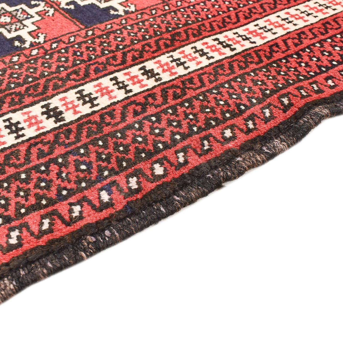 Balutsj-teppe - 130 x 95 cm - flerfarget