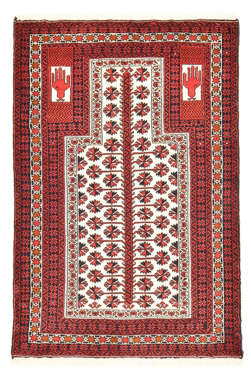 Balutsj-teppe - 143 x 99 cm - flerfarget