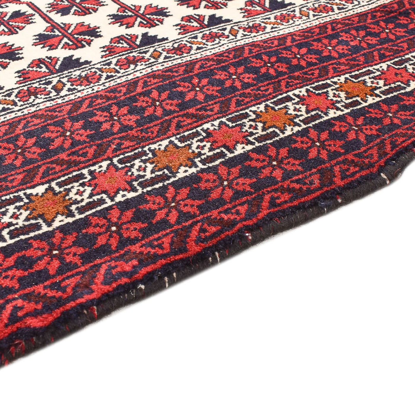 Balutsj-teppe - 143 x 99 cm - flerfarget