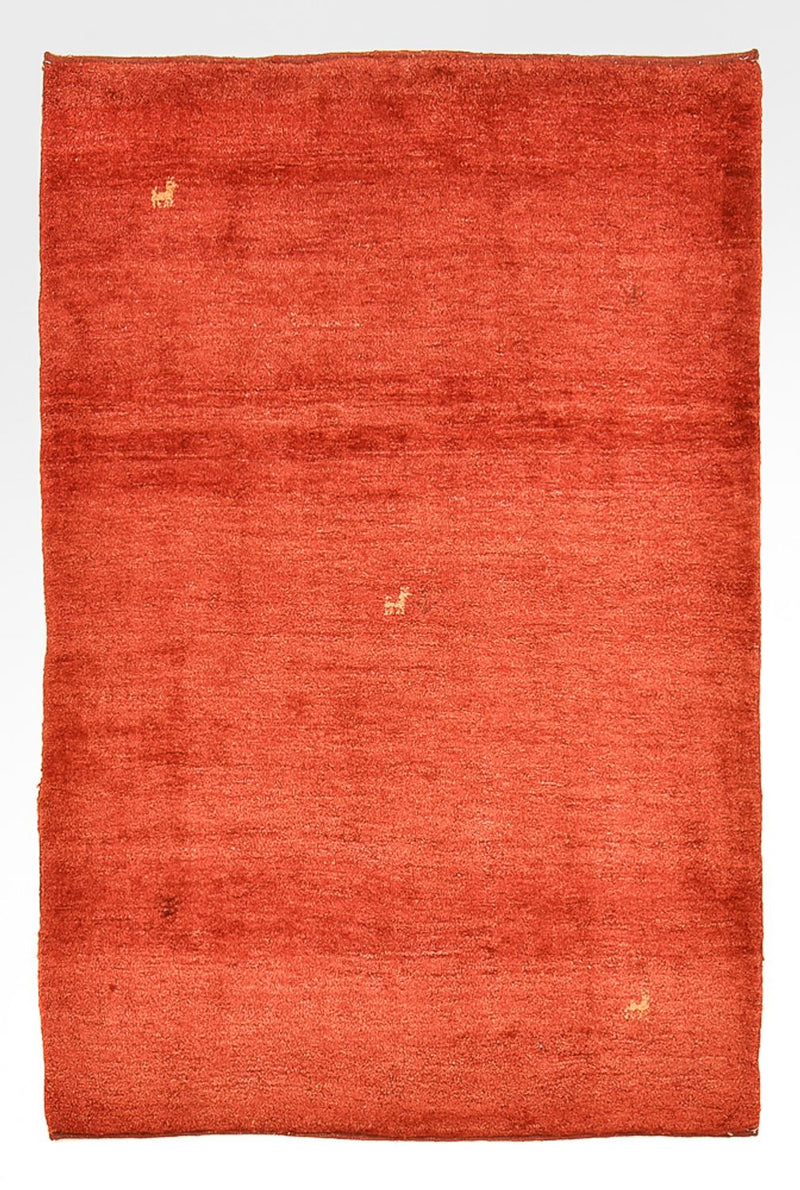 Gabbeh-teppe - persisk - 173 x 126 cm - rød