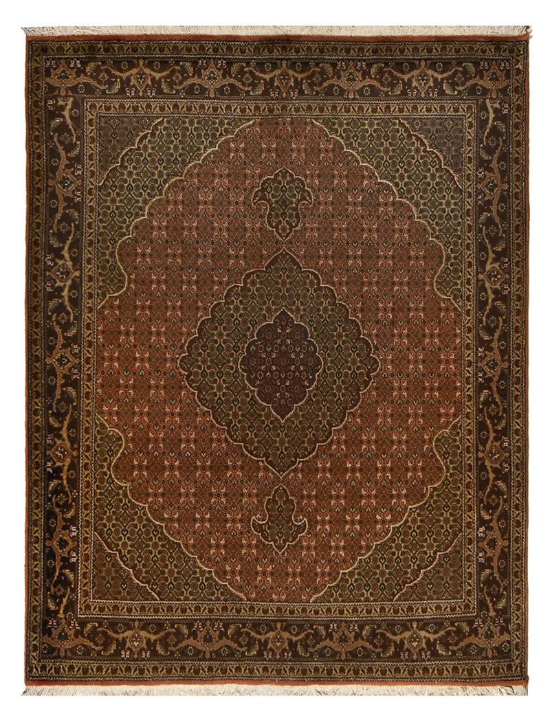 Persisk teppe - Tabriz - Royal - 198 x 152 cm - lys rød