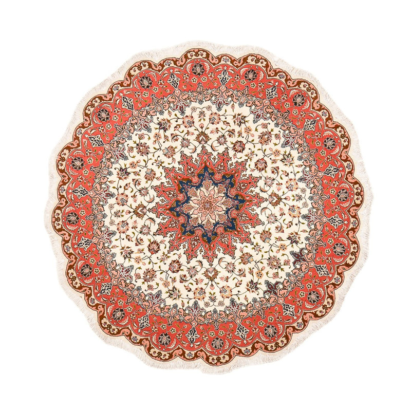 Tabriz - 50 Raj Teppe 200x200cm - Persisk teppe