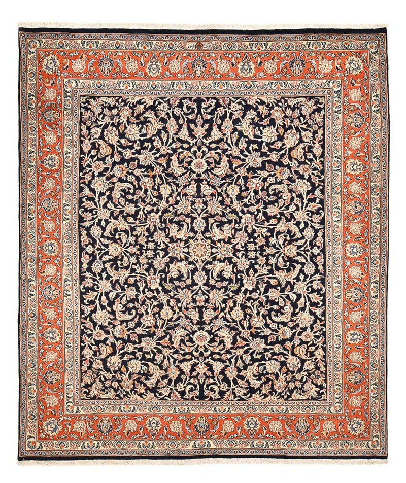 Persisk teppe - klassisk - 296 x 247 cm - mørkeblå