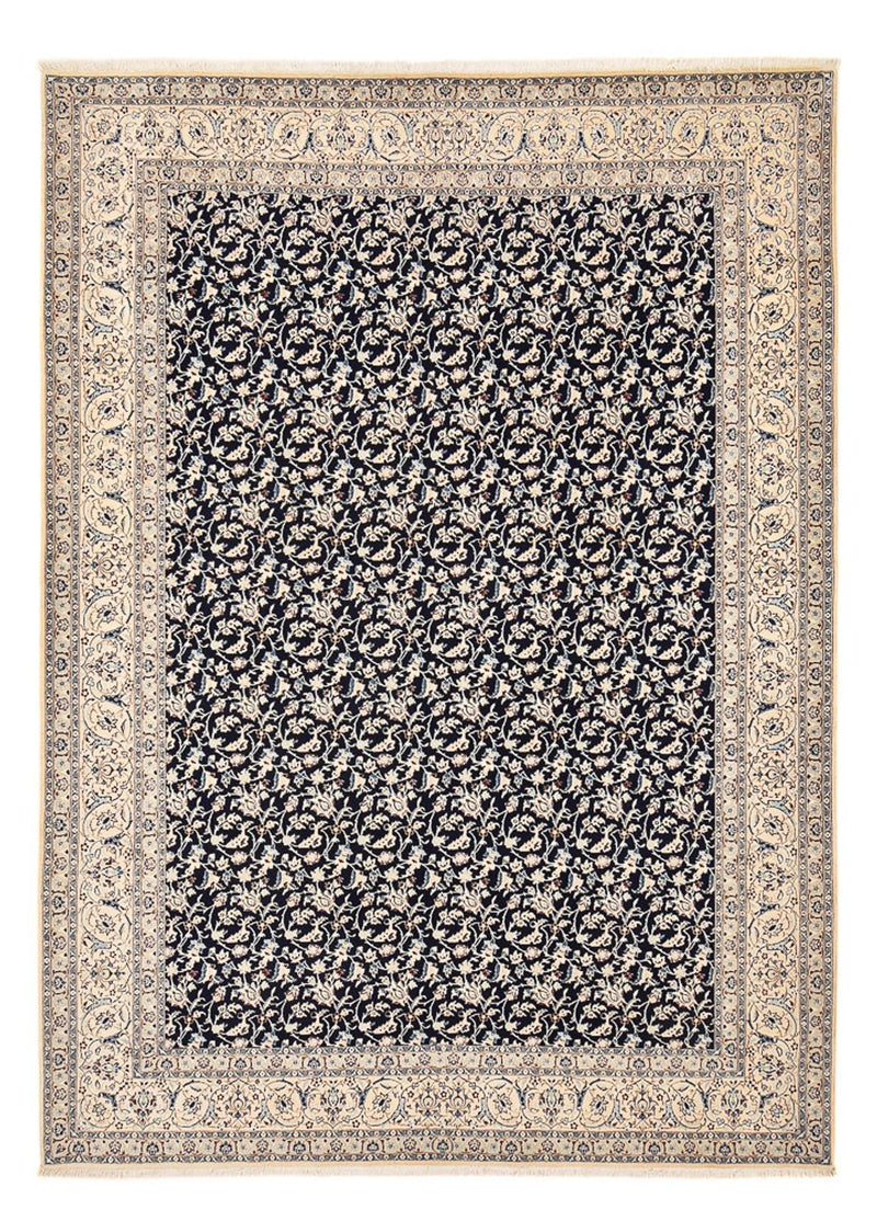 Persisk teppe - Nain - Premium - 351 x 253 cm - mørkeblå