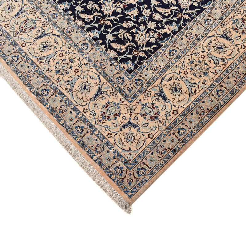 Persisk teppe - Nain - Premium - 351 x 253 cm - mørkeblå