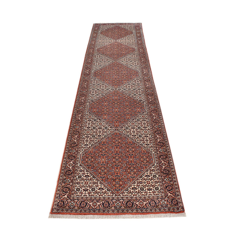 Løper Persisk teppe - Bijar - 377 x 83 cm - rust