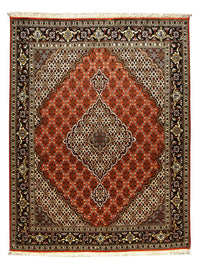 Persisk teppe - Tabriz - Royal - 194 x 153 cm - rød – product image