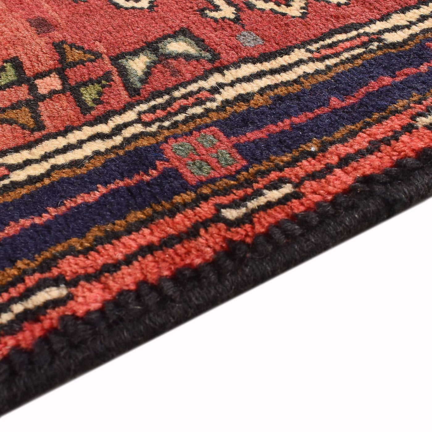 Løper Persisk teppe - Nomadisk - 270 x 68 cm - lys rød
