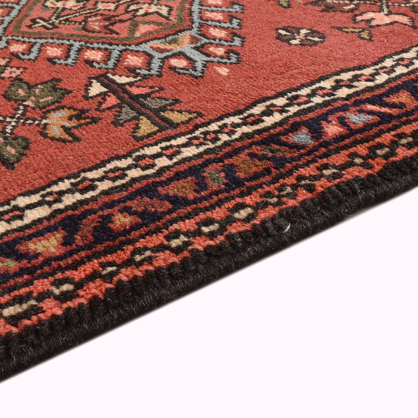 Løper Persisk teppe - Nomadisk - 287 x 68 cm - rød