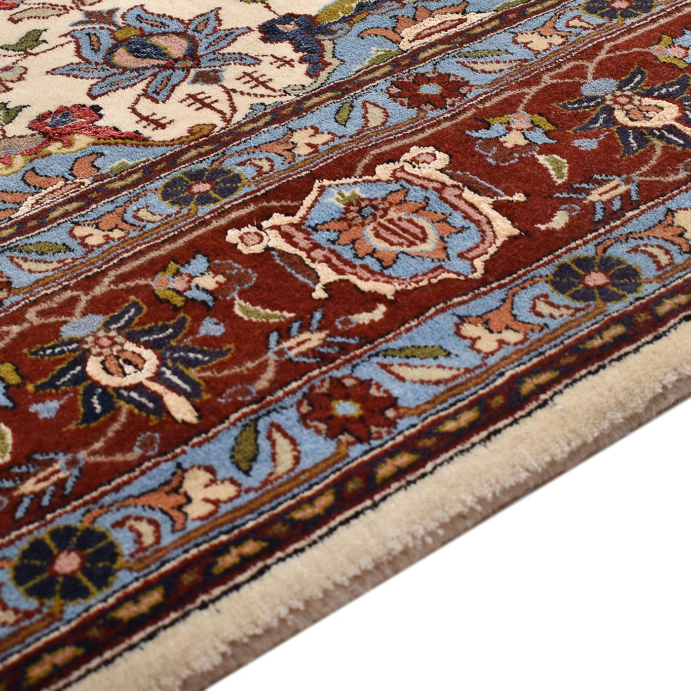 Persisk teppe - Nomadisk - 212 x 147 cm - lys beige