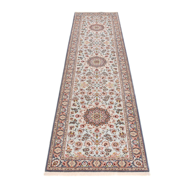 Løper Persisk teppe - Isfahan - premium - 313 x 83 cm - rust