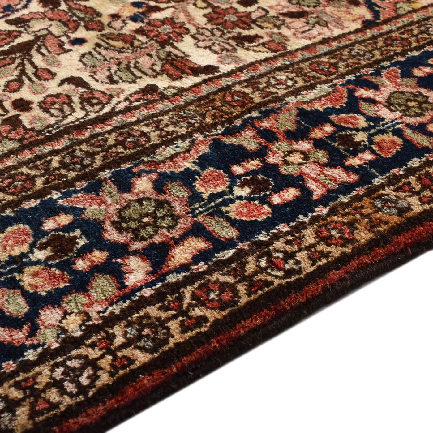Persisk teppe - Nomadisk - 209 x 153 cm - mørk beige