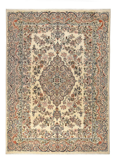 Kashmar Teppe 240x338cm - Persisk teppe - mørk beige