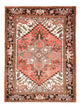 Persisk teppe - Nomadisk - 205 x 156 cm - lys rød
