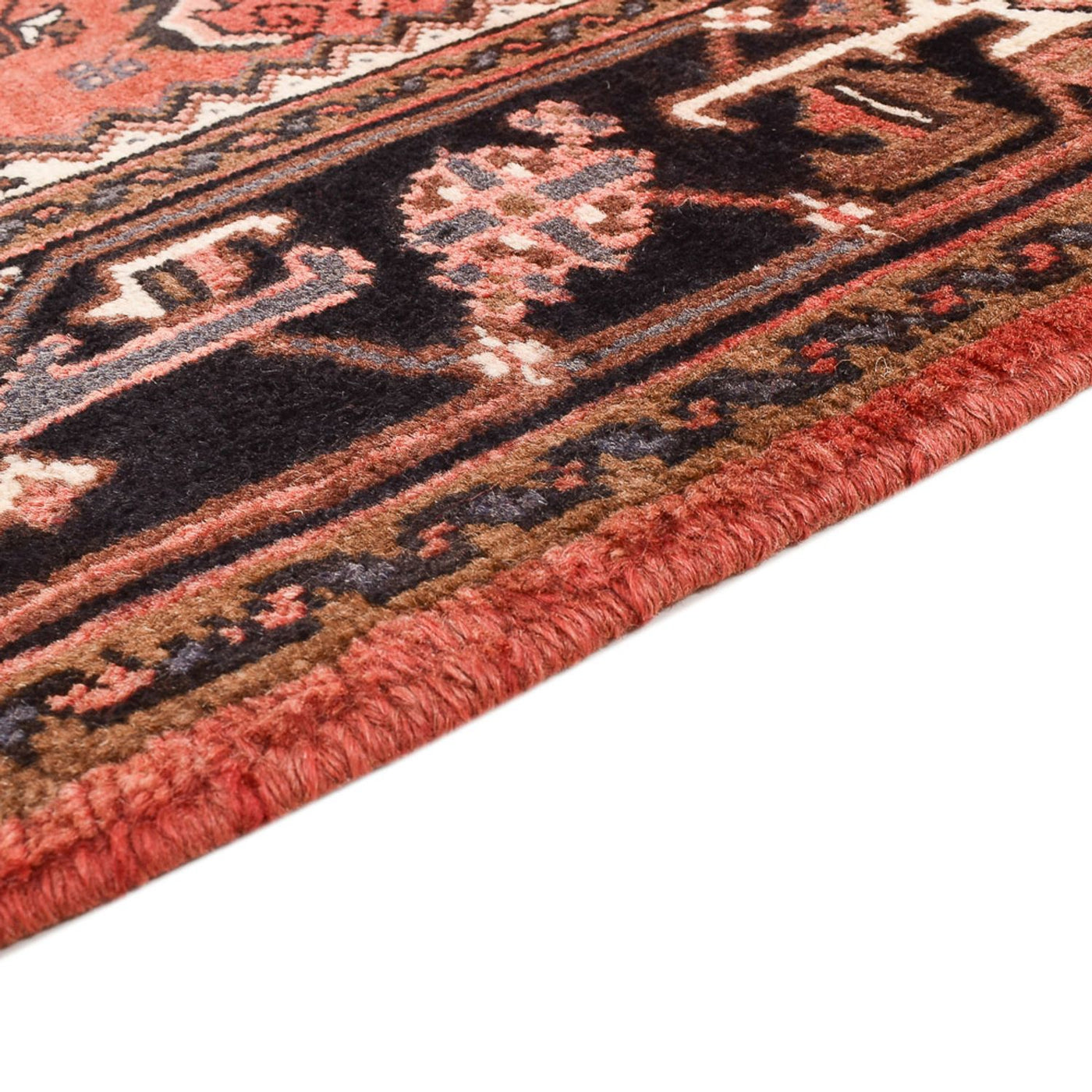 Persisk teppe - Nomadisk - 205 x 156 cm - lys rød