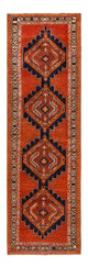 Løper Persisk teppe - Nomadisk - 315 x 93 cm - rød