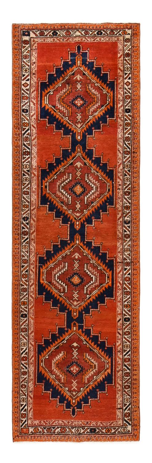 Løper Persisk teppe - Nomadisk - 315 x 93 cm - rød