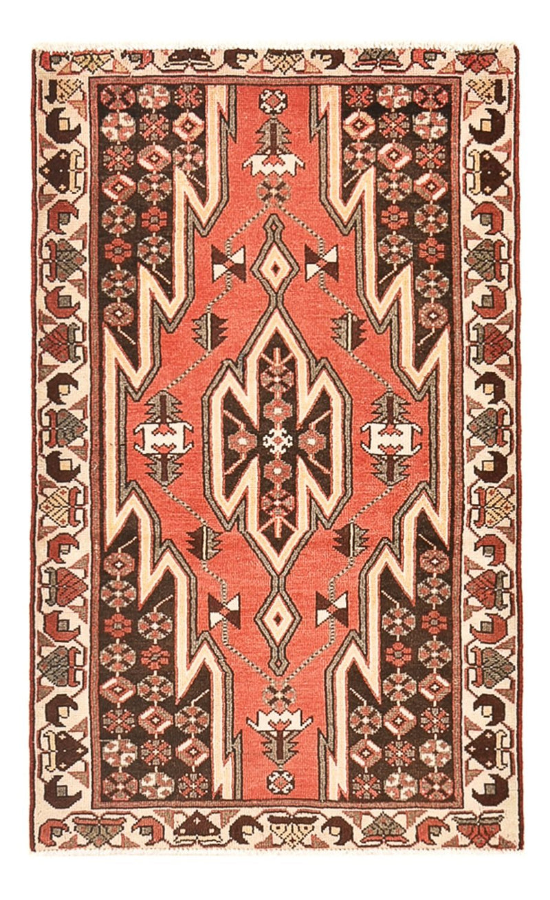 Persisk teppe - Nomadisk - 125 x 75 cm - lys rød