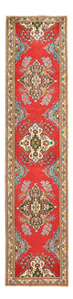 Løper Persisk teppe - Tabriz - 343 x 80 cm - rød