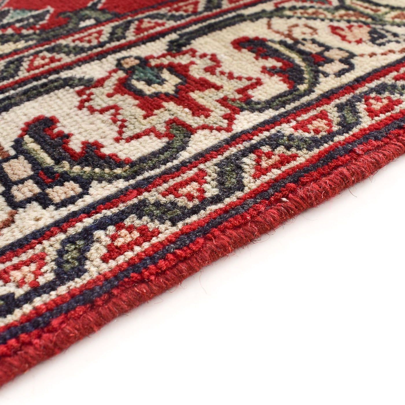 Løper Persisk teppe - Tabriz - 458 x 81 cm - rød